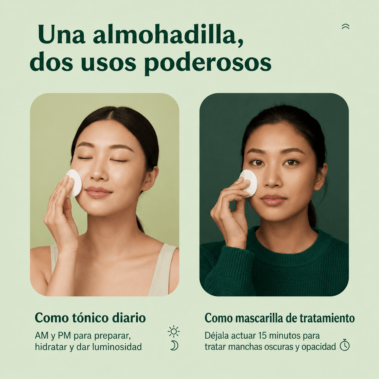 Pads Tónicos Renovadores y Rejuvenecedores