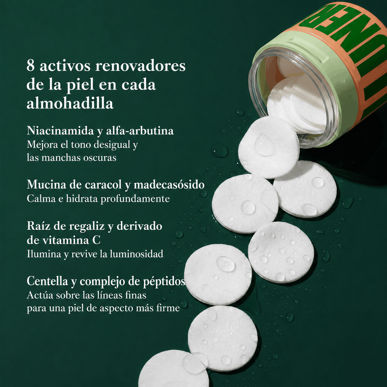Pads Tónicos Renovadores y Rejuvenecedores