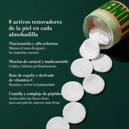 Pads Tónicos Renovadores y Rejuvenecedores