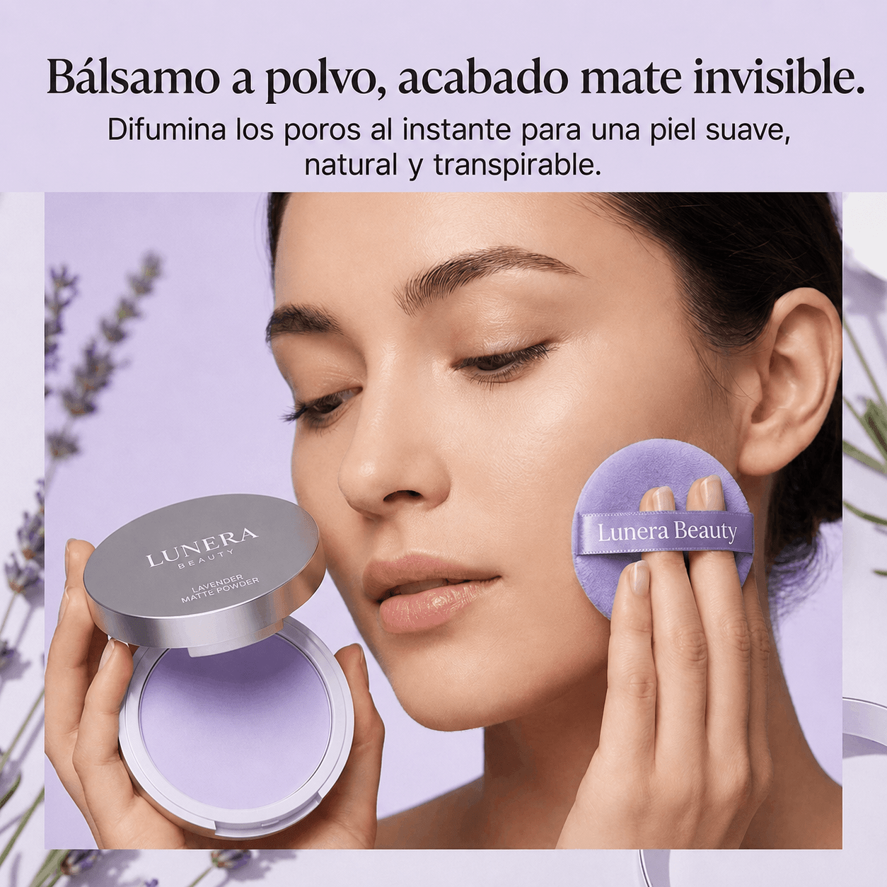 Polvo Matificante de Lavanda