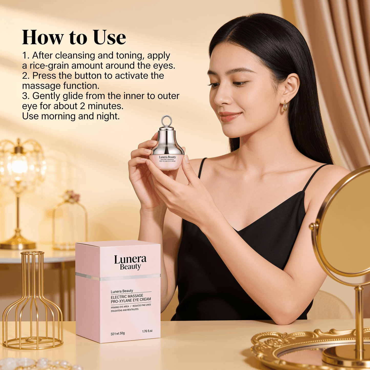 Electric Massage Eye Cream